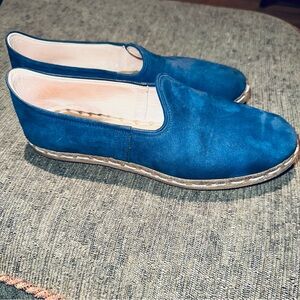 Tigris Handmade Lapis Blue slip ons US 7.5 (EU 38)